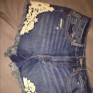 jean shorts
